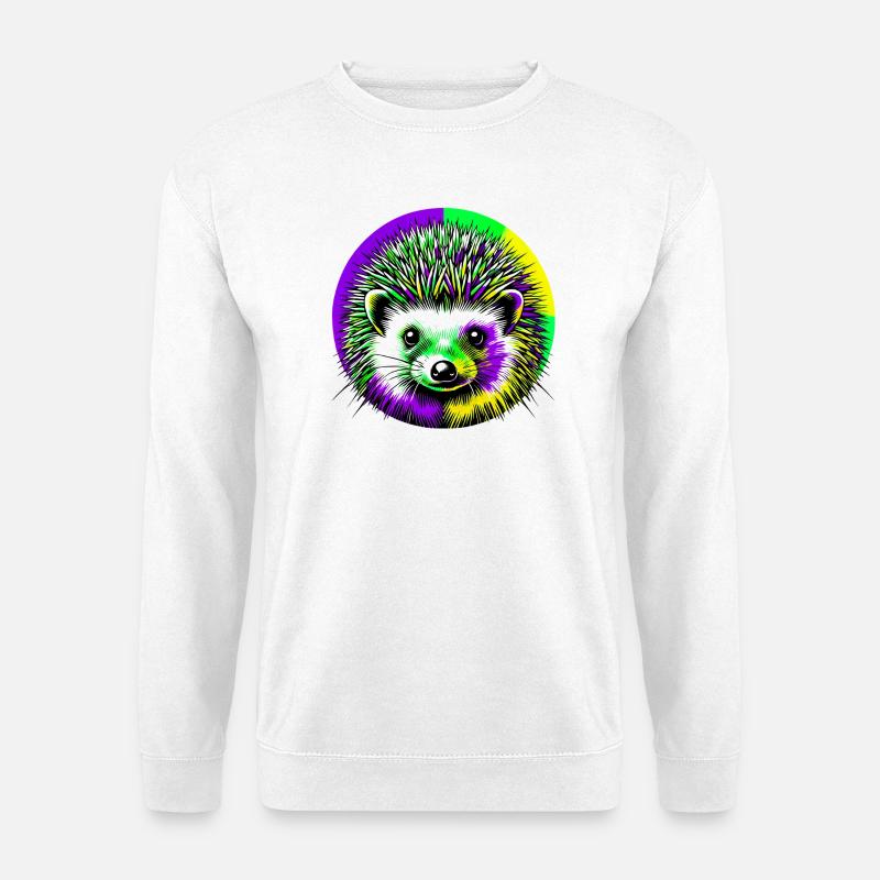 Hedgehog - Unisex Sweatshirt - white