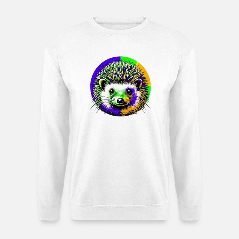 Hedgehog - Unisex Sweatshirt - white