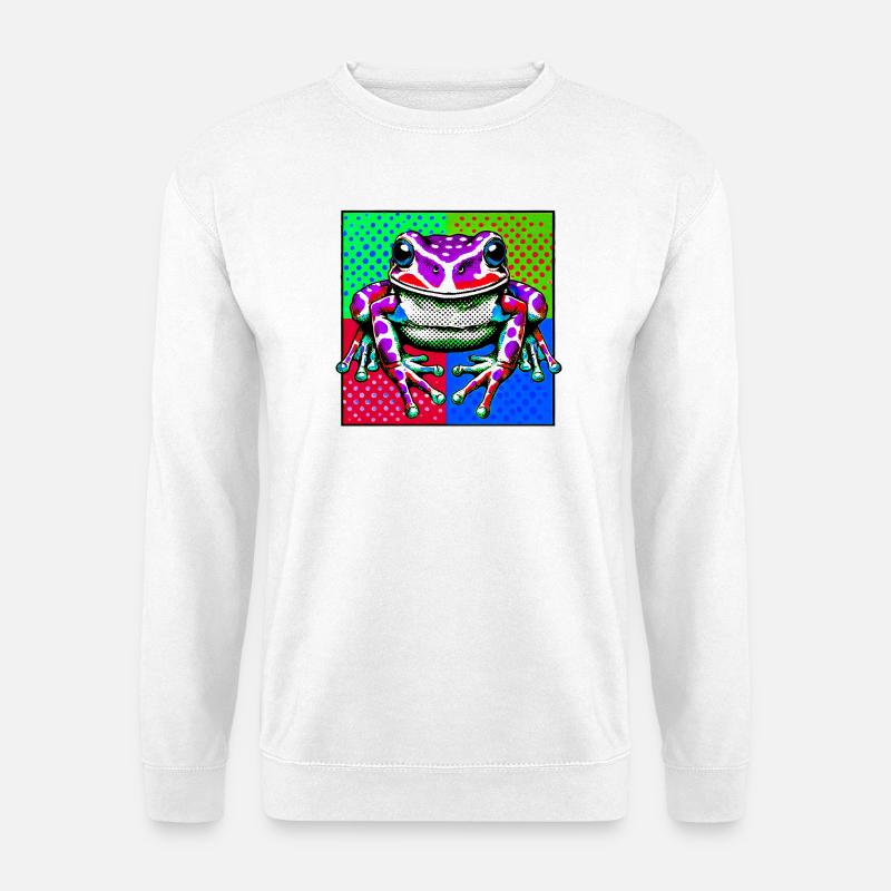 Frosch - Unisex Pullover - Weiß