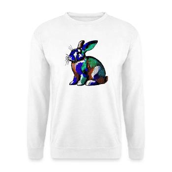 Lapin - Sweat-shirt Unisexe - blanc - Devant