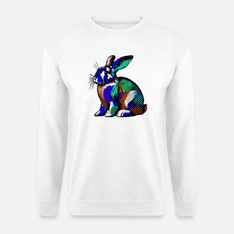 Kaninchen - Unisex Pullover - Weiß