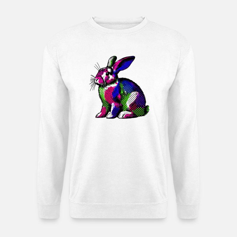 Rabbit - Unisex Sweatshirt - white