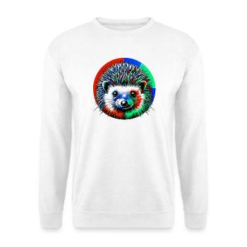 Hedgehog - Unisex Sweatshirt - white - Front