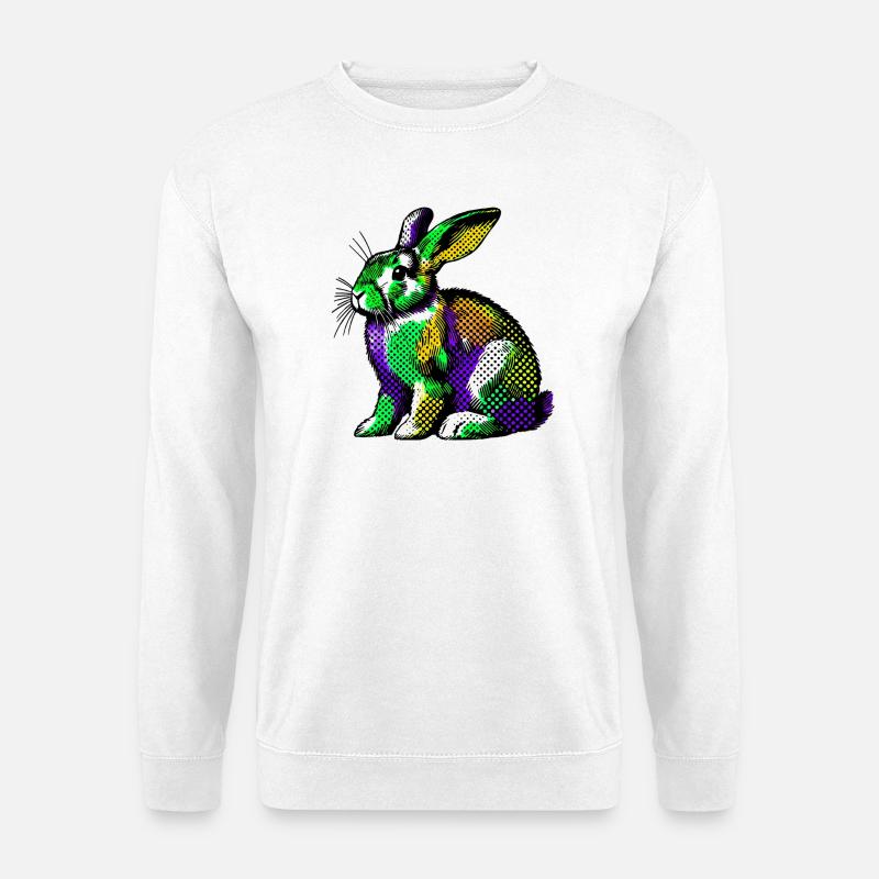 Rabbit - Unisex Sweatshirt - white