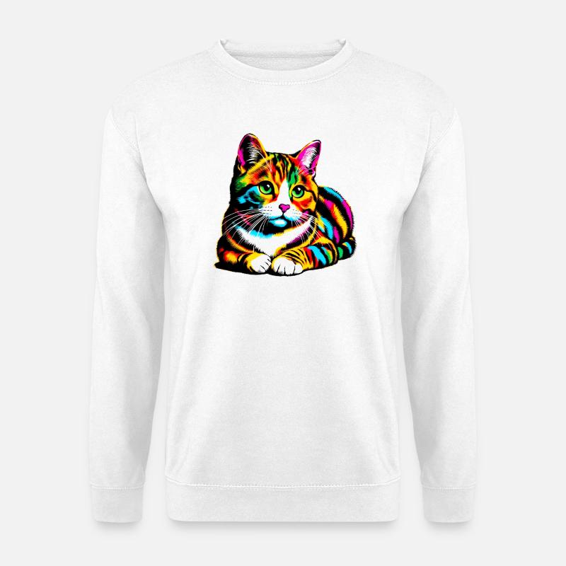 Cat - Unisex Sweatshirt - white