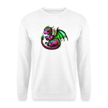 Dragon - Unisex Sweatshirt - white - Front