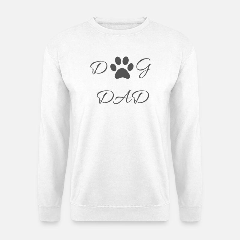 Dog dad - Unisex Pullover - Weiß