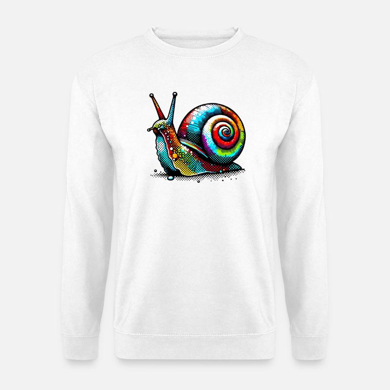 Snail - Unisex Sweatshirt - white
