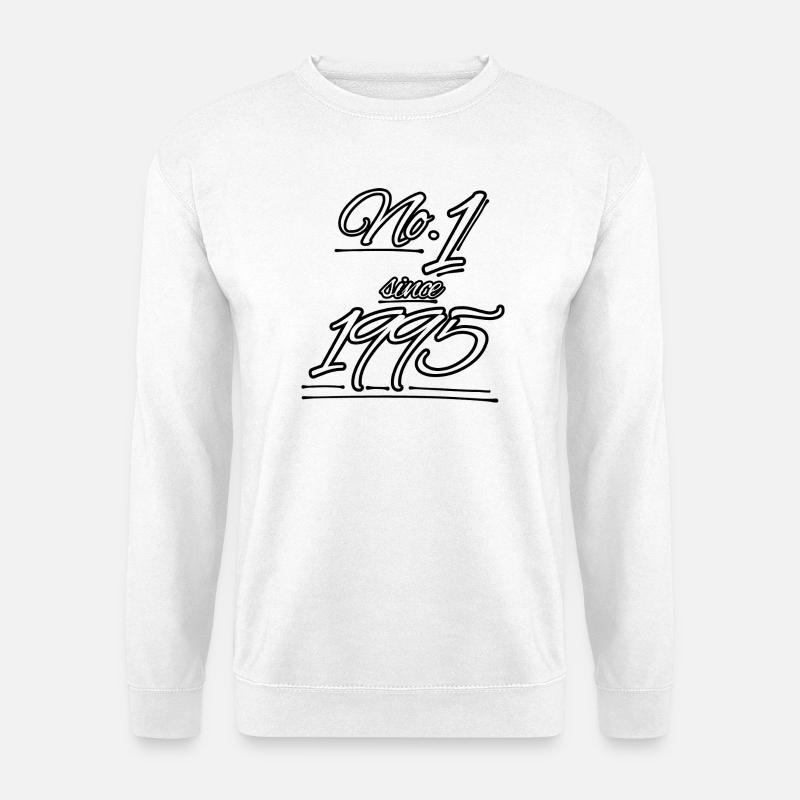No.1 since 1995 - Unisex Pullover - Weiß
