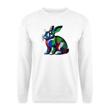 Lapin - Sweat-shirt Unisexe - blanc - Devant