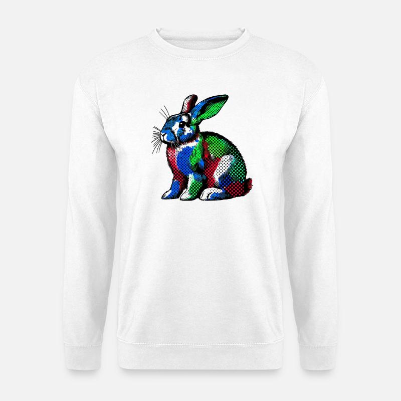 Kaninchen - Unisex Pullover - Weiß
