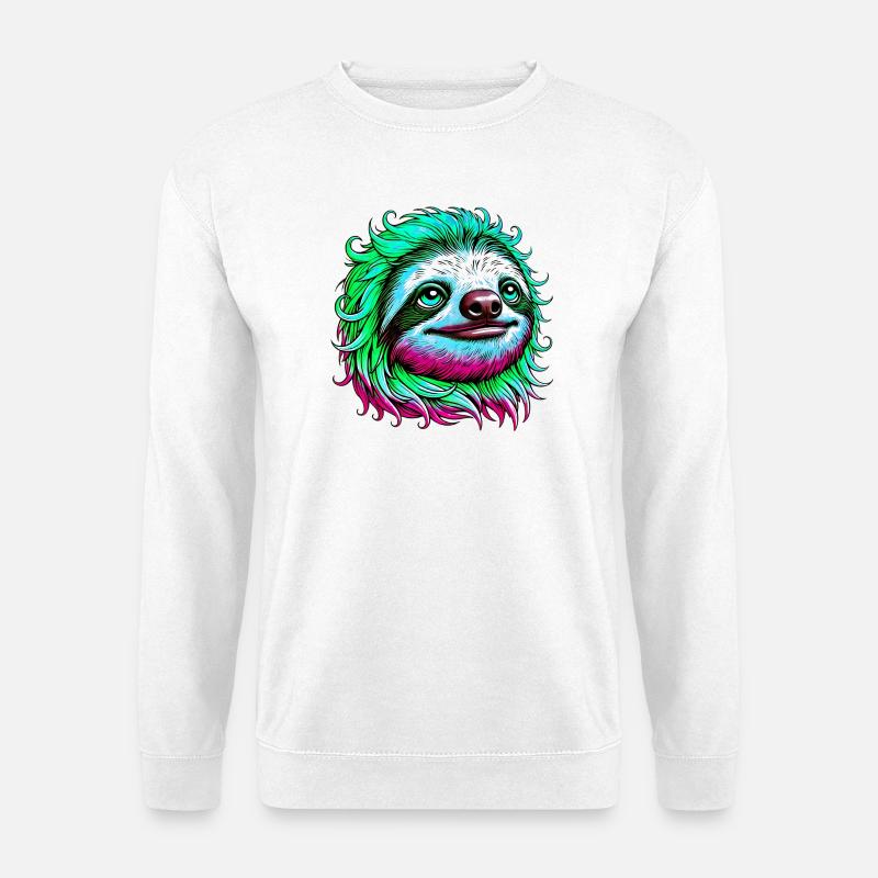 Sloth - Unisex Sweatshirt - white