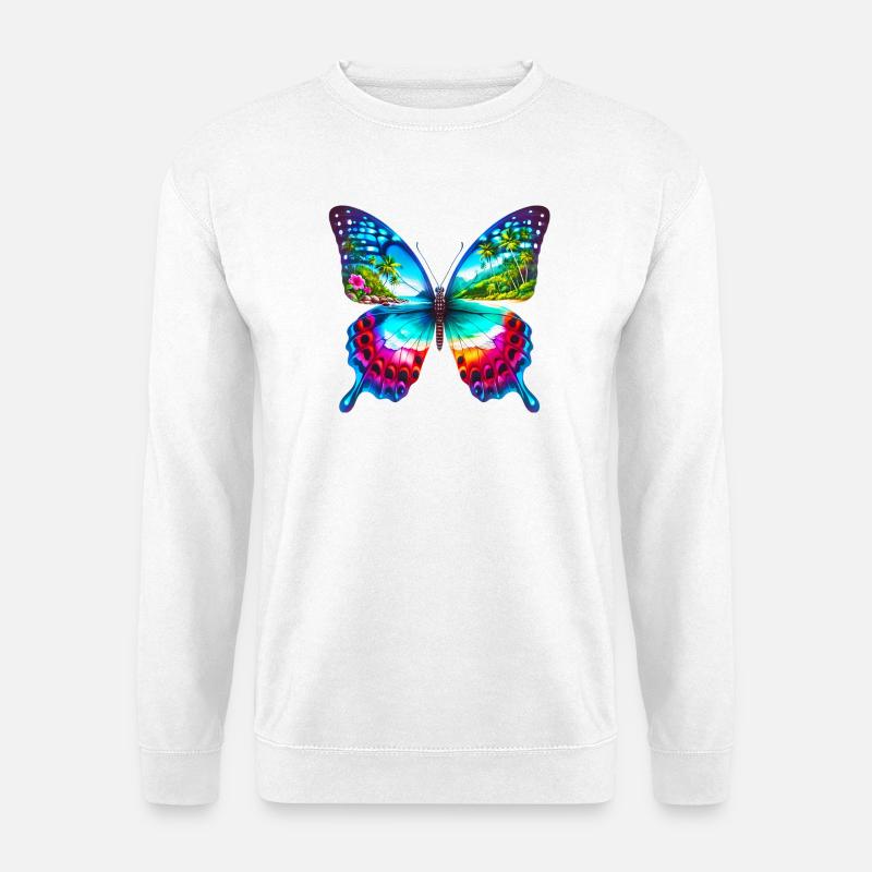Butterfly - Unisex Sweatshirt - white