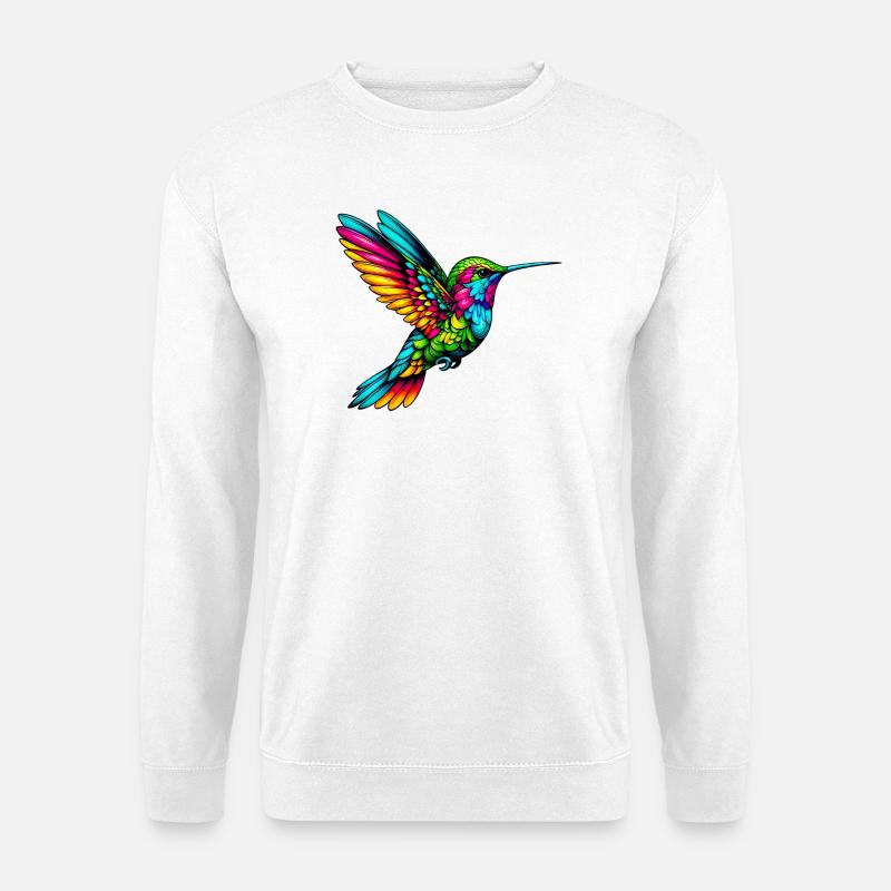 Kolibri - Unisex Pullover - Weiß