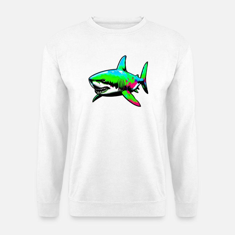Hai - Unisex Pullover - Weiß