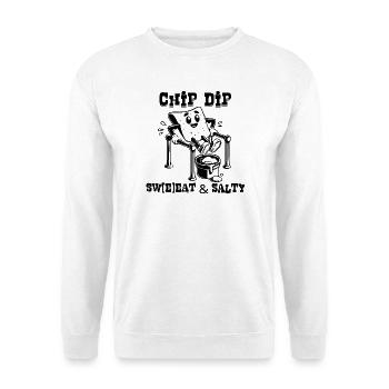 ChipsDip_BW - Unisex Pullover - Weiß - Vorne