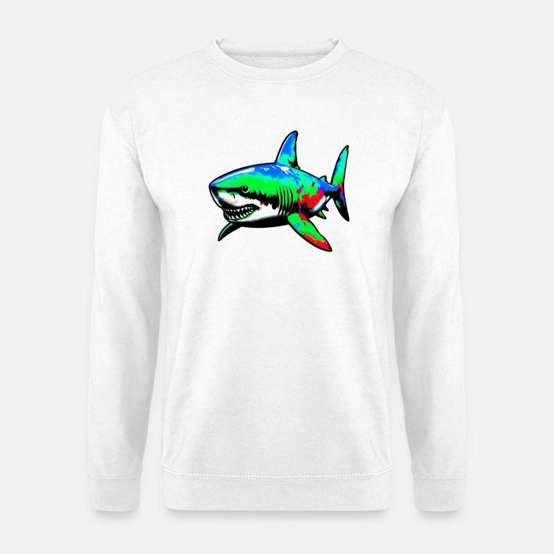 Hai - Unisex Pullover - Weiß