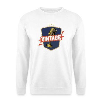 Weinlese - Unisex Pullover - Weiß - Vorne