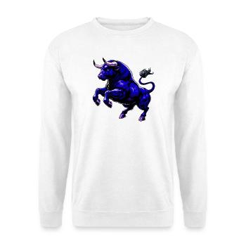 Bull - Unisex Sweatshirt - white - Front