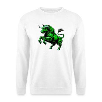 Bull - Unisex Sweatshirt - white - Front