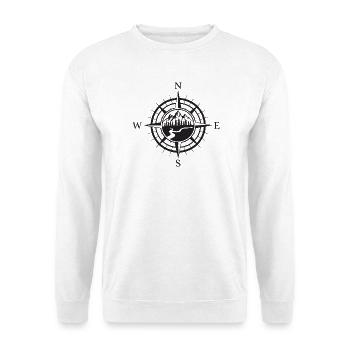 Mountains - Adventure Awaits - Unisex Sweatshirt - white - Front