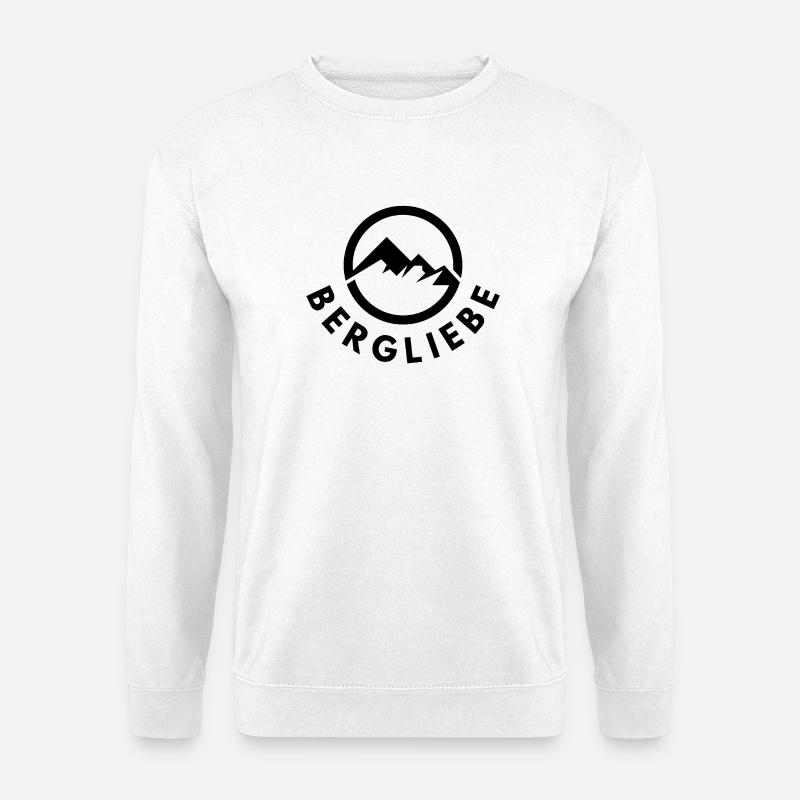 LIEBE FÜR BERGE - Unisex Pullover - Weiß
