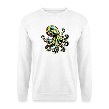 Krake - Unisex Pullover - Weiß - Vorne