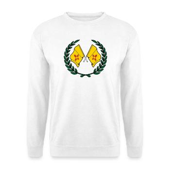 Fahnen USA New Mexico im Lorbeerkranz - Unisex Pullover - Weiß - Vorne