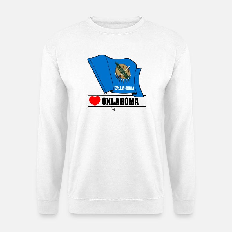 Hinweis Oklahoma Herz OKLAHOMA - Unisex Pullover - Weiß