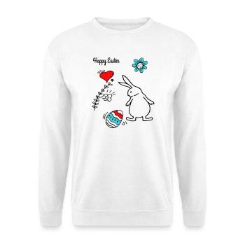 Joyeuses Pâques - Sweat-shirt Unisexe - blanc - Devant