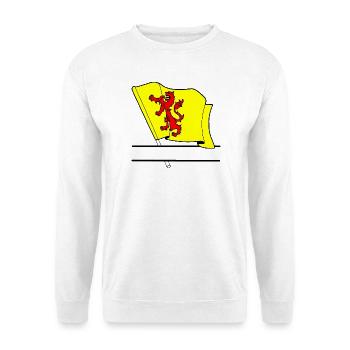 Drapeau de la Hollande-Méridionale - Sweat-shirt Unisexe - blanc - Devant