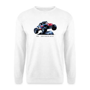 RC Auto - Unisex Pullover - Weiß - Vorne