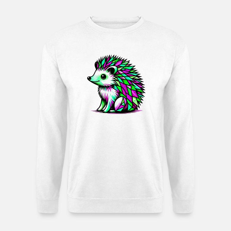 Hedgehog - Unisex Sweatshirt - white