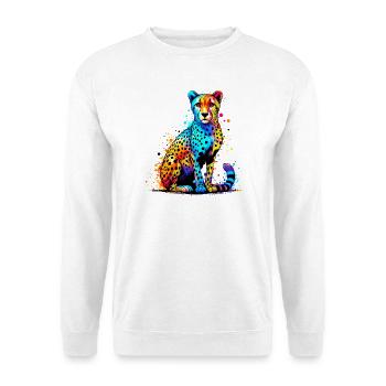 Gepard - Unisex Pullover - Weiß - Vorne