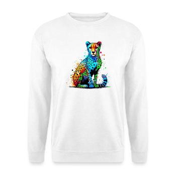 Gepard - Unisex Pullover - Weiß - Vorne