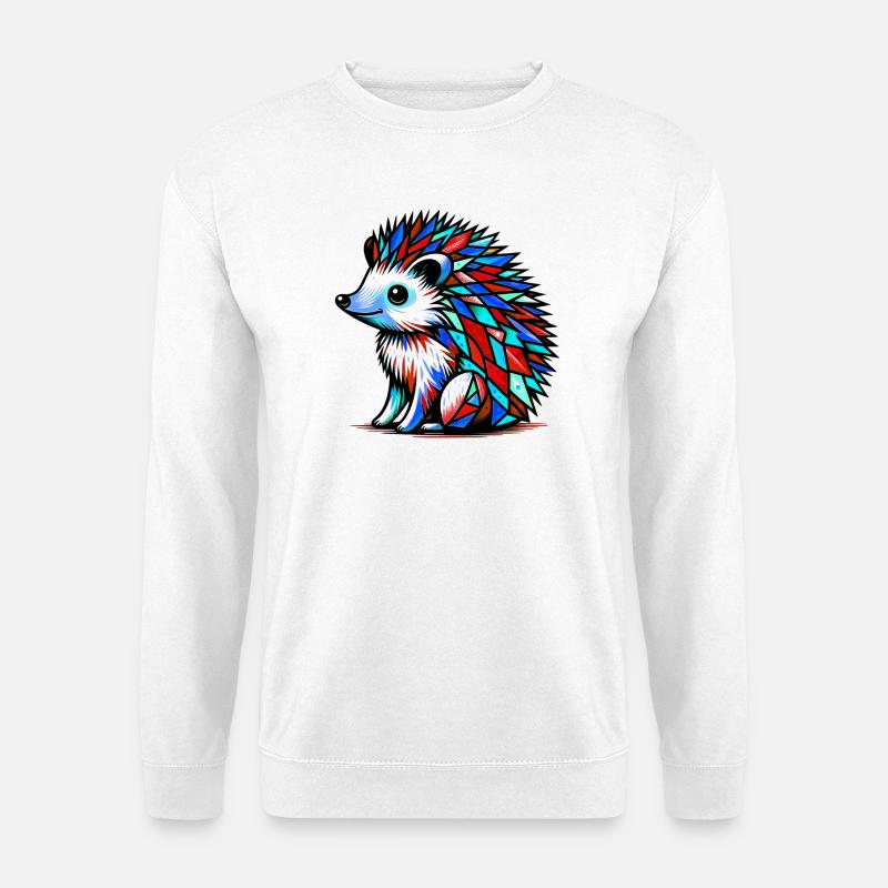 Hedgehog - Unisex Sweatshirt - white