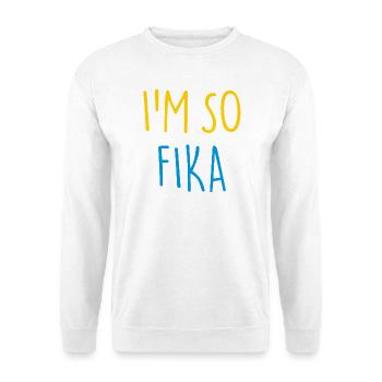 I’M SO FIKA Sverige Suède - Sweat-shirt Unisexe - blanc - Devant