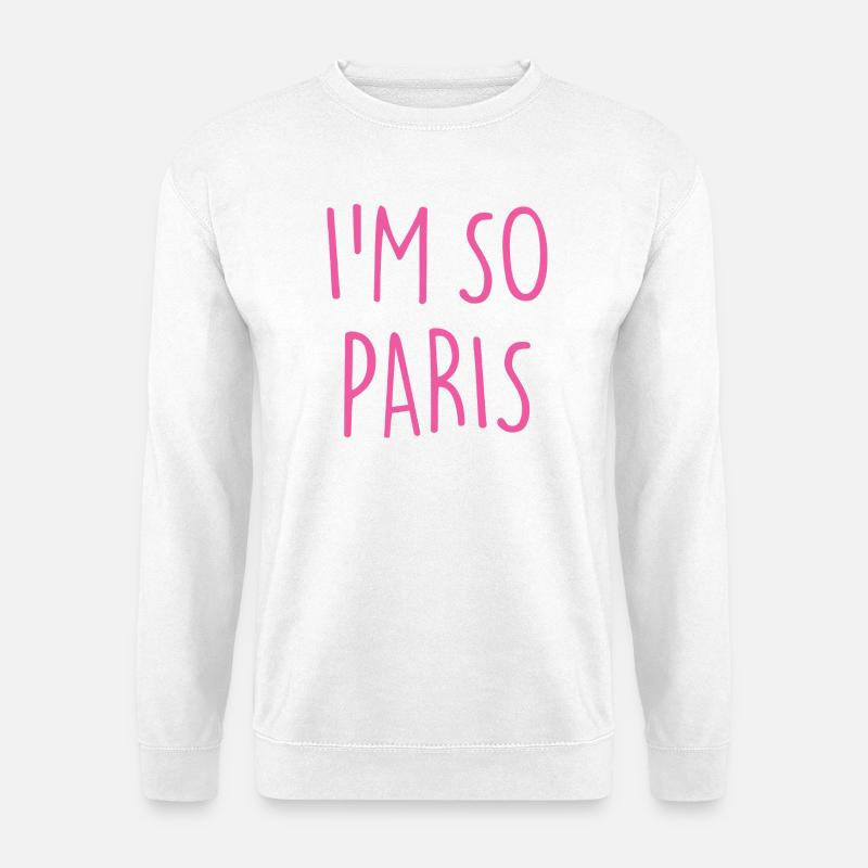 I'M SO PARIS - Unisex Pullover - Weiß