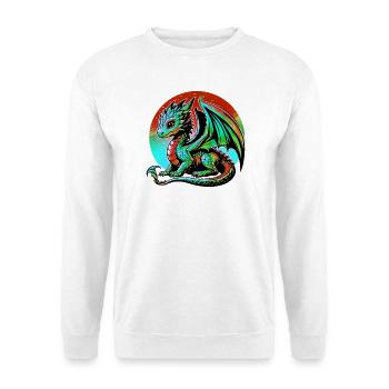 Dragon - Unisex Sweatshirt - white - Front