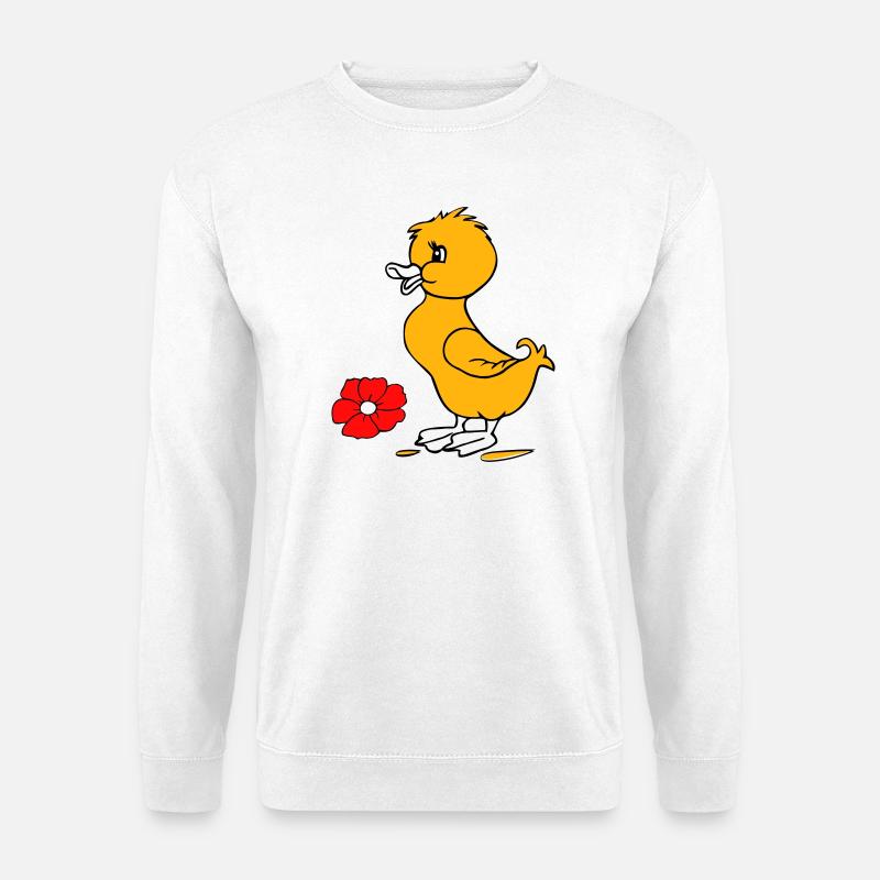Osterküken Frohe Ostern - Unisex Pullover - Weiß