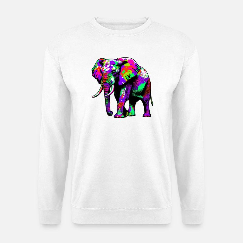 Elephant - Unisex Sweatshirt - white
