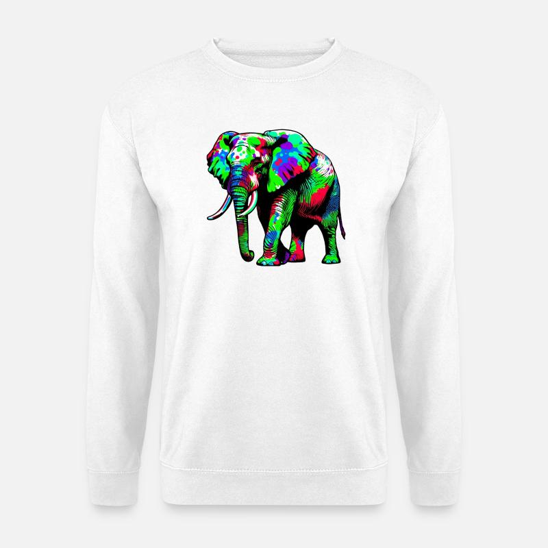 Elephant - Unisex Sweatshirt - white