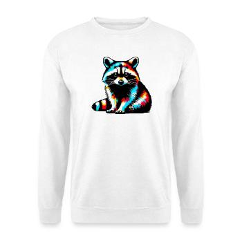 Raccoon - Unisex Sweatshirt - white - Front