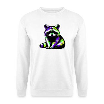 Raccoon - Unisex Sweatshirt - white - Front