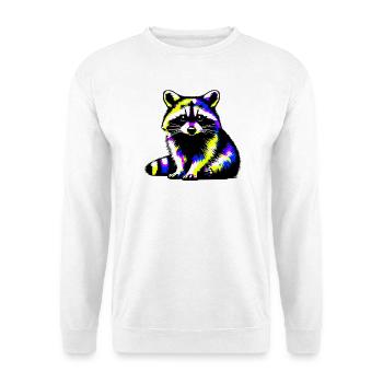 Raccoon - Unisex Sweatshirt - white - Front