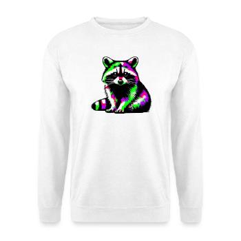 Raccoon - Unisex Sweatshirt - white - Front