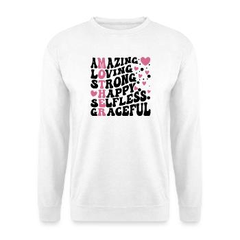 Die beste Mutter aller Zeiten - Unisex Pullover - Weiß - Vorne