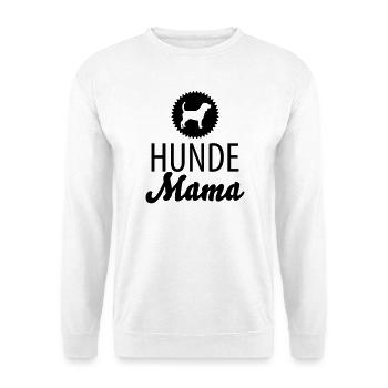 Hunde Mama - Unisex Pullover - Weiß - Vorne