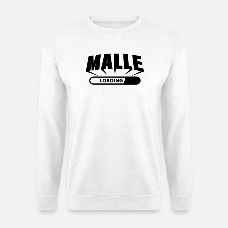 Malle loading - Unisex Pullover - Weiß