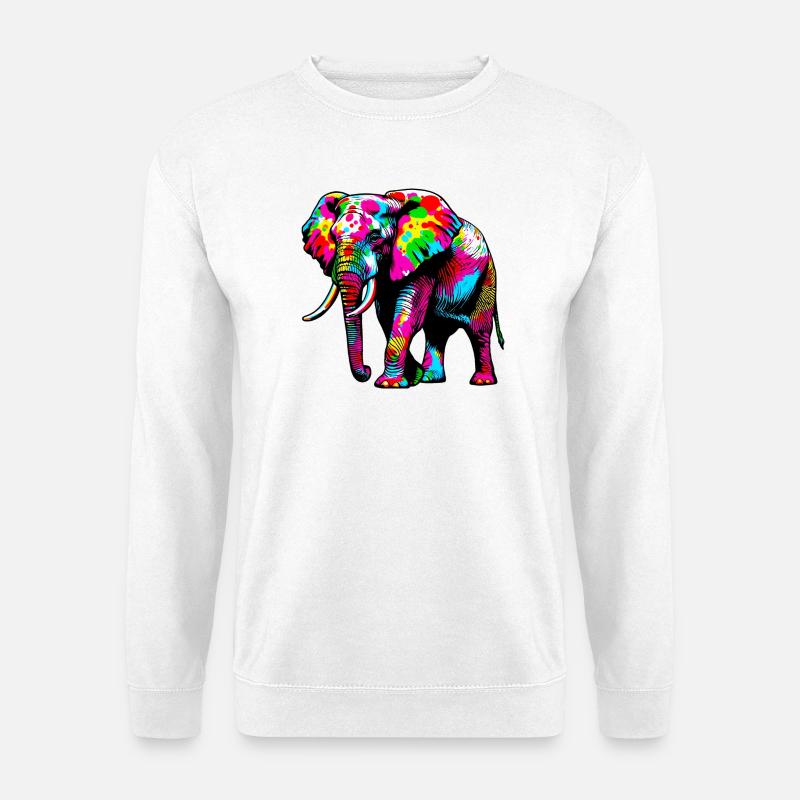Elephant - Unisex Sweatshirt - white
